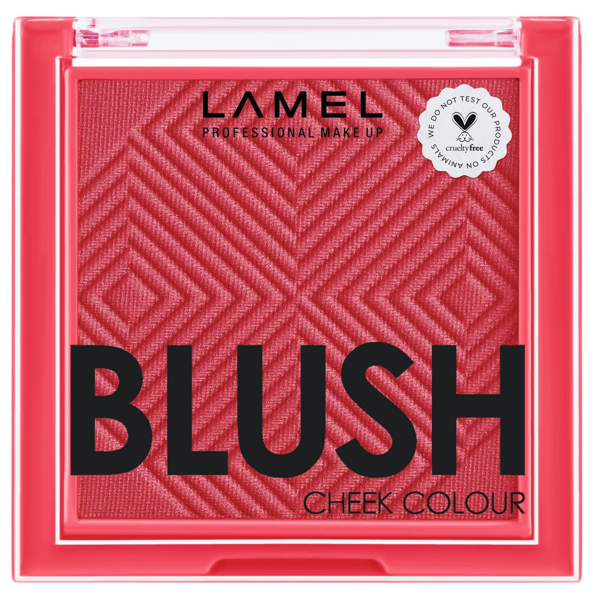 Lamel Blush Cheek Apricot Mini - Blendable Natural Powder For Shading & Contouring - 3.8G