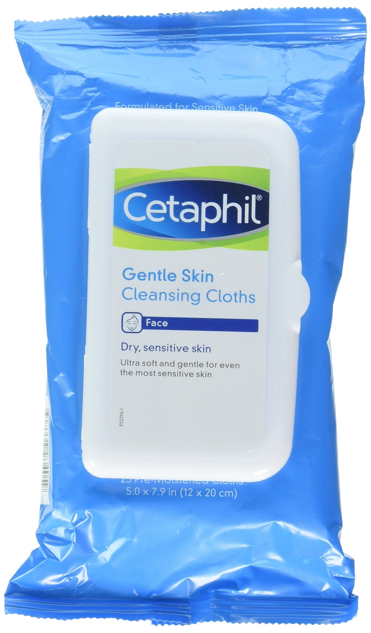 Cetaphil Gentle Skin Cleansing Cloths, 125 Count, Pack Of 5 - Soft, Convenient Facial Wipes