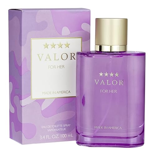 Valor by Dana Eau De Toilette Spray for Women, 3.4 oz - Elegant Fragrance for Everyday Wear