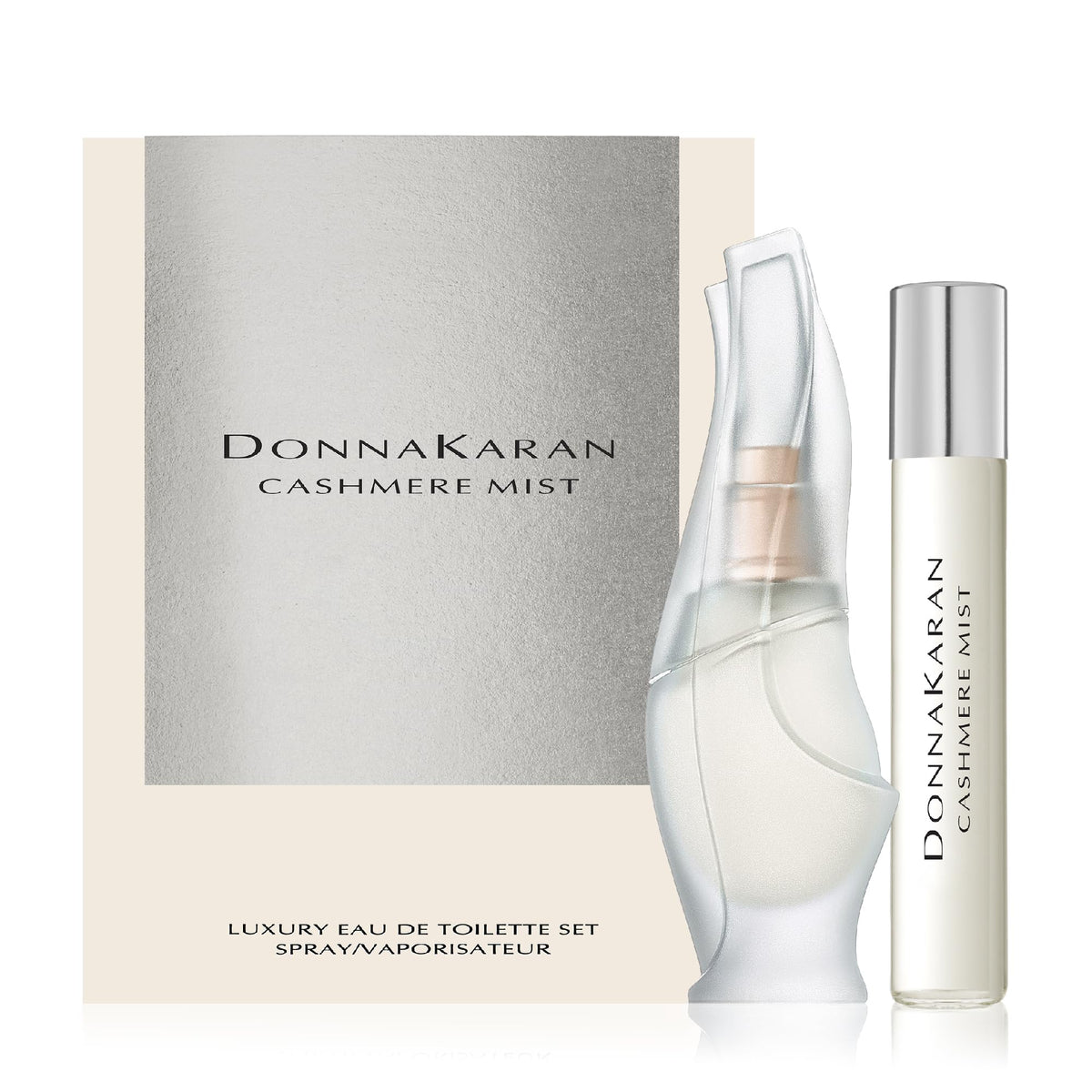 Donna Karan Cashmere Mist Eau De Toilette Set - Mini & Travel Spray Duo, 0.5 Fl. Oz. Each