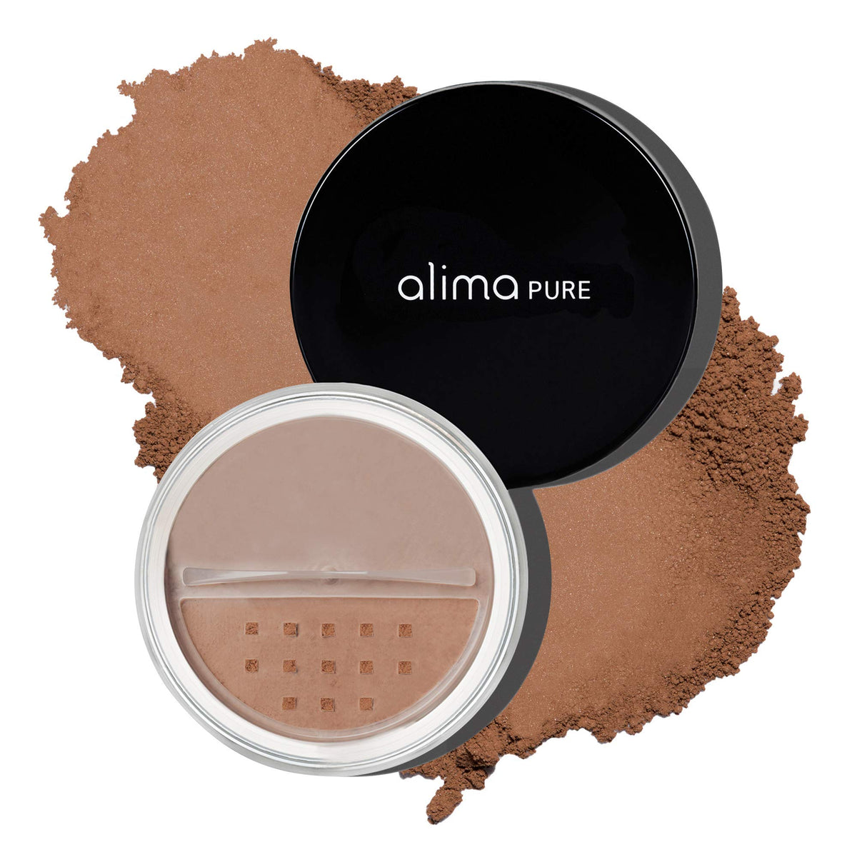 Alima Pure Matte Foundation Loose Mineral Powder - Cool 8, Oil-Free, Full Coverage, 0.16 Oz