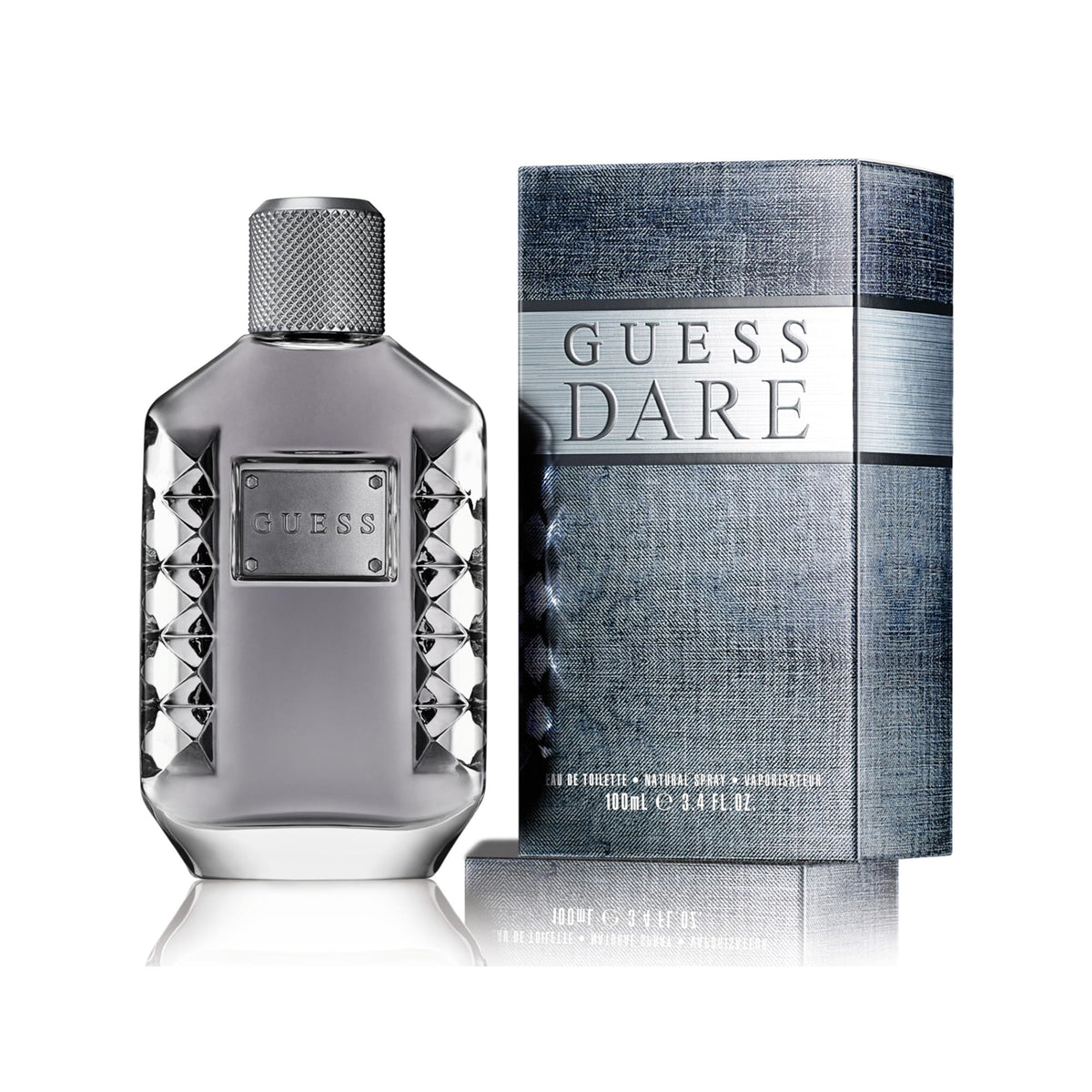 Guess Dare Eau De Toilette For Men, 3.4 Fl Oz - Fresh & Invigorating Fragrance