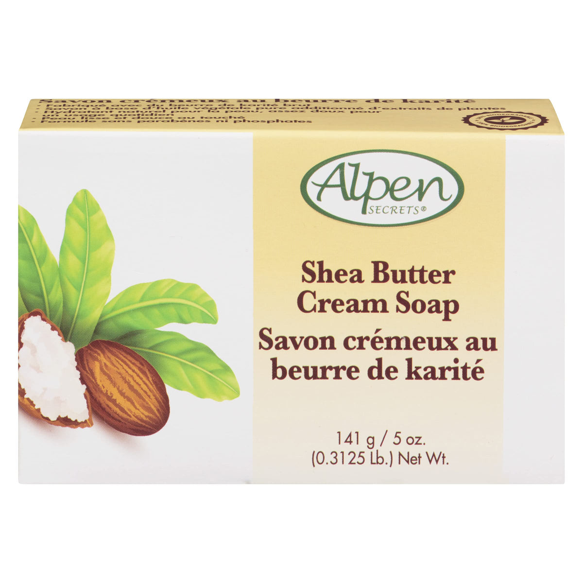 Alp Shea Butter Moisturizing Soap - 1 Pack For Soft, Hydrated Skin