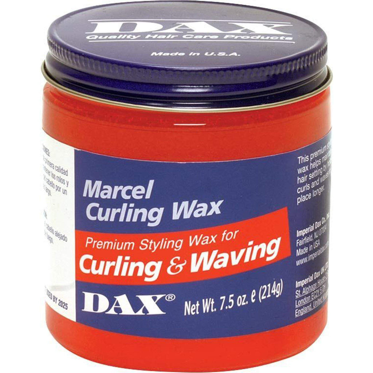 Dax Marcel Hair Styling Gel, 7.5 Ounce - Strong Hold, Non-Greasy Formula, Men'S Grooming