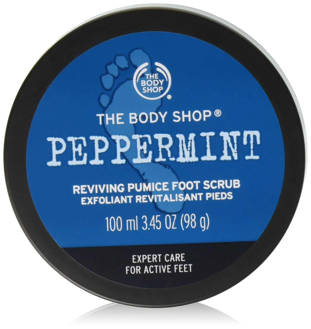 The Body Shop Peppermint Foot Scrub, Exfoliating Pumice, 100Ml - Refresh & Revive Feet