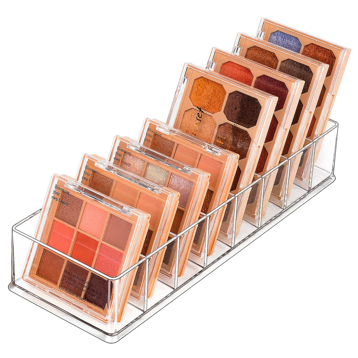 Jesslab Acrylic Makeup Organizer - 8 Cube Sections For Drawer, Vanity, Bathroom, Kitchen Storage