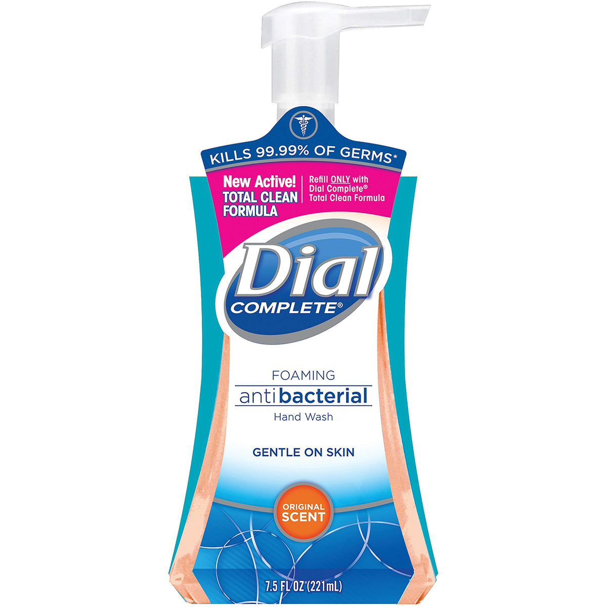 Dial Antibacterial Foaming Hand Wash, Coconut Water, 7.5 Fl Oz - Nourishing & Refreshing Clean