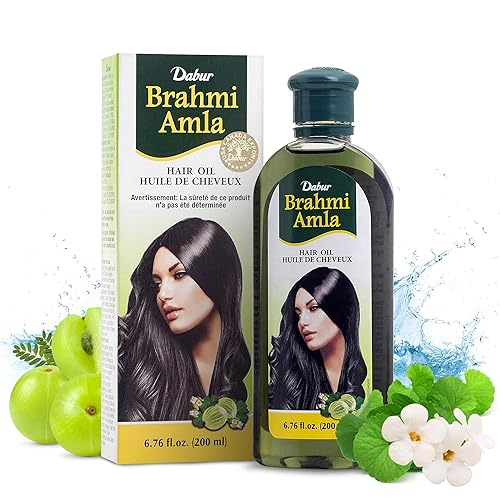 Dabur Brahmi Amla Hair Oil - Natural Moisturizing & Strengthening Oil For Healthy Hair, 200 Ml