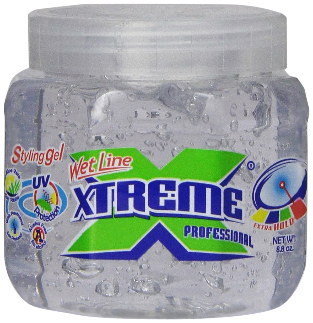 Wet n Wild Wet Line Xtreme Gel Clear, 8.8 oz - Strong Hold Hair Gel for All-Day Style