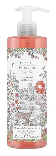 Woods Of Windsor Pomegranate & Hibiscus Hand Wash 350Ml - Moisturizing For Her