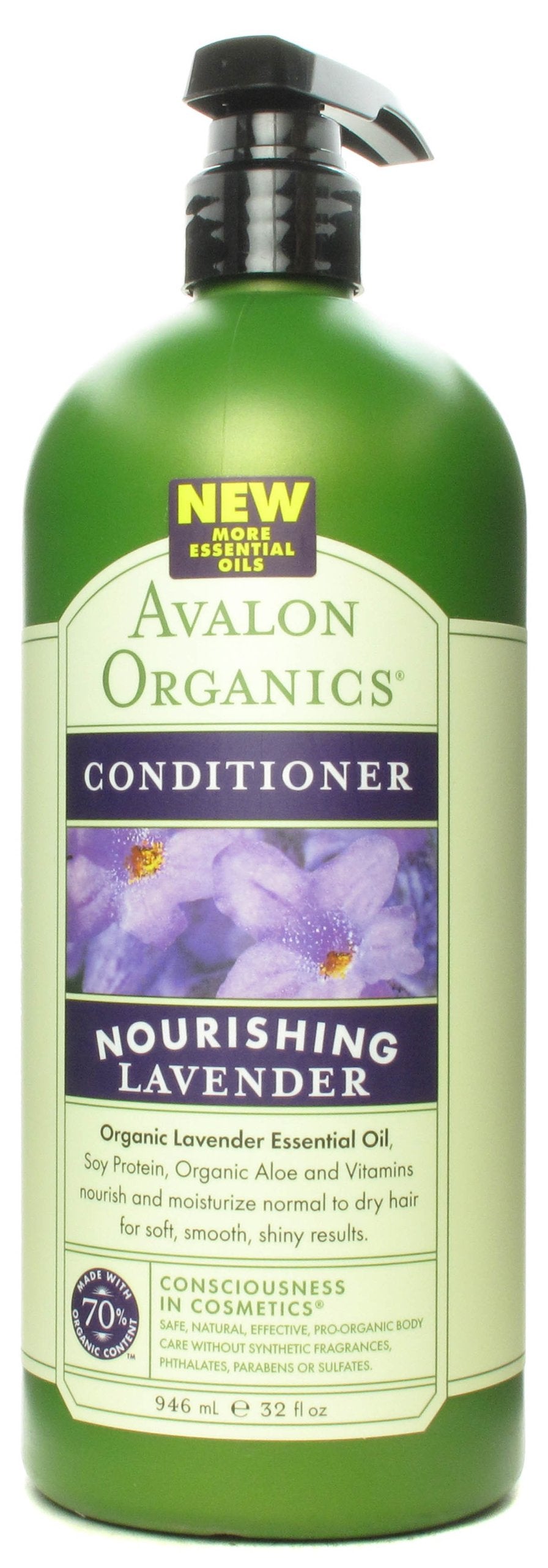 Avalon Organics Lavender Conditioner, 32 Ounce (Pack Of 3) - Moisturizing Hair Care