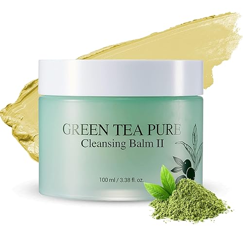 Yadah Green Tea Cleansing Balm Ii - Vegan Makeup Remover For Sensitive Skin, 3.38Oz