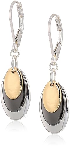 Nine West Trio-Tone Shaky Drop Earrings For Women - Stylish Base Metal Jewelry