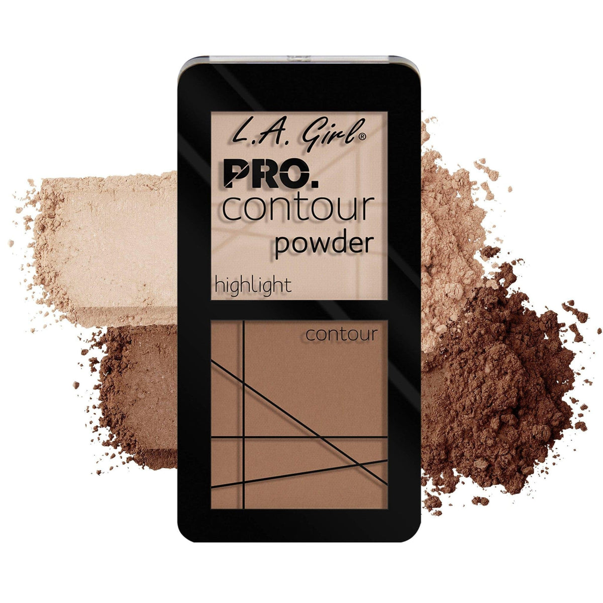 L.A. Girl Pro Contour Powder, Natural - 1 Ounce, Perfect For Highlighting & Sculpting