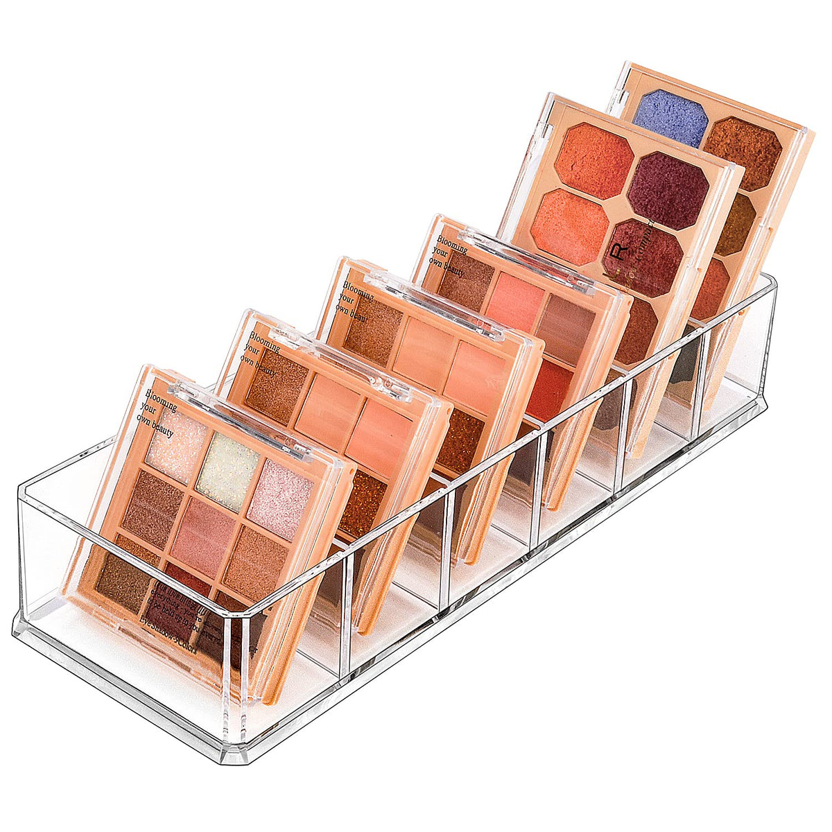 JessLab Acrylic Makeup Organizer with 6 Cube Sections for Drawer, Vanity, Bathroom & Kitchen