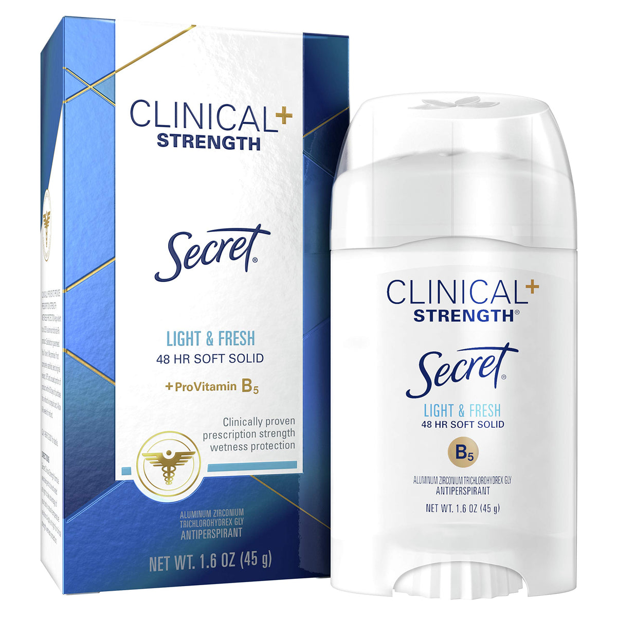 Secret Light Fresh Deodorant, 1.6 Oz - White, Long-Lasting Freshness For All-Day Confidence