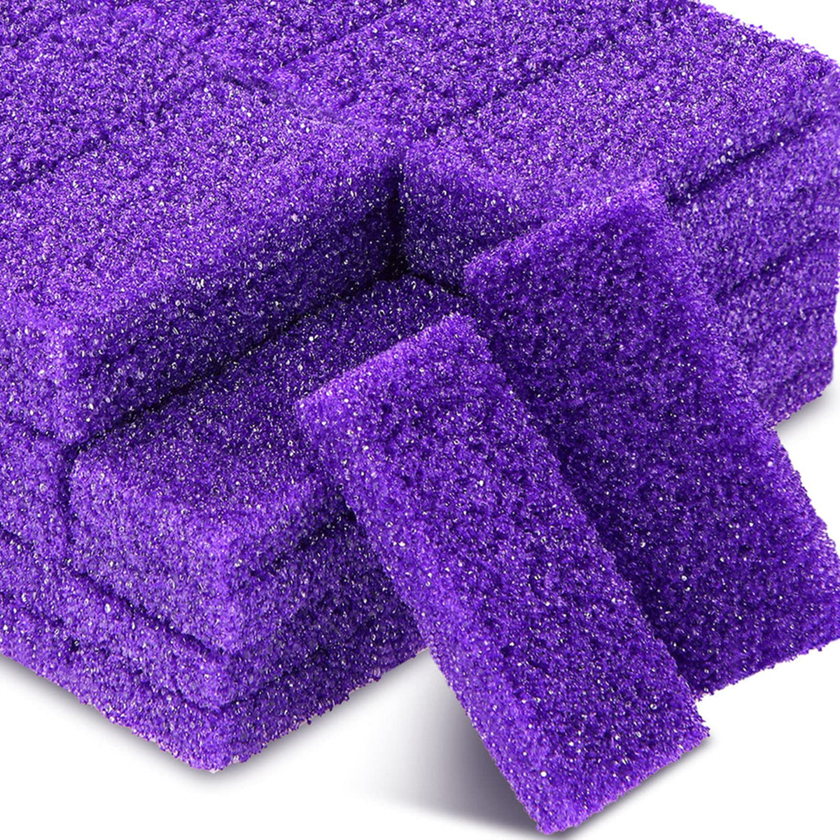 Batiyeer 100 Pcs Purple Pumice Stones For Feet Scrubbing, Callus & Dead Skin Remover