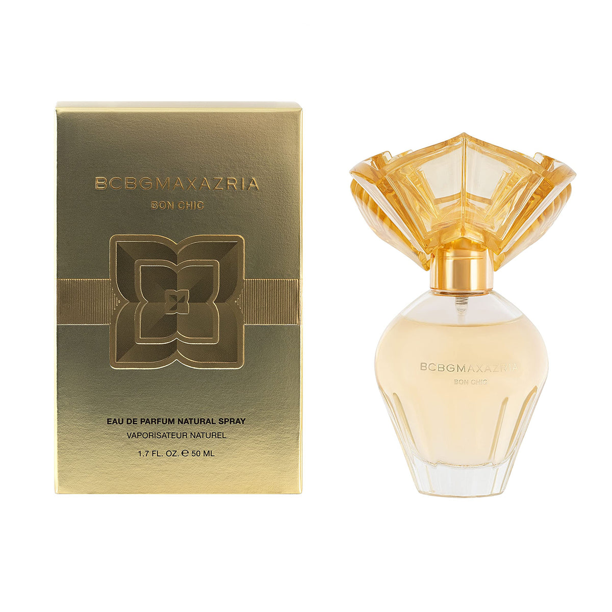 BCBGMAXAZRIA Bon Chic Eau de Parfum for Women - 1.7oz/50ml, Gold Fragrance