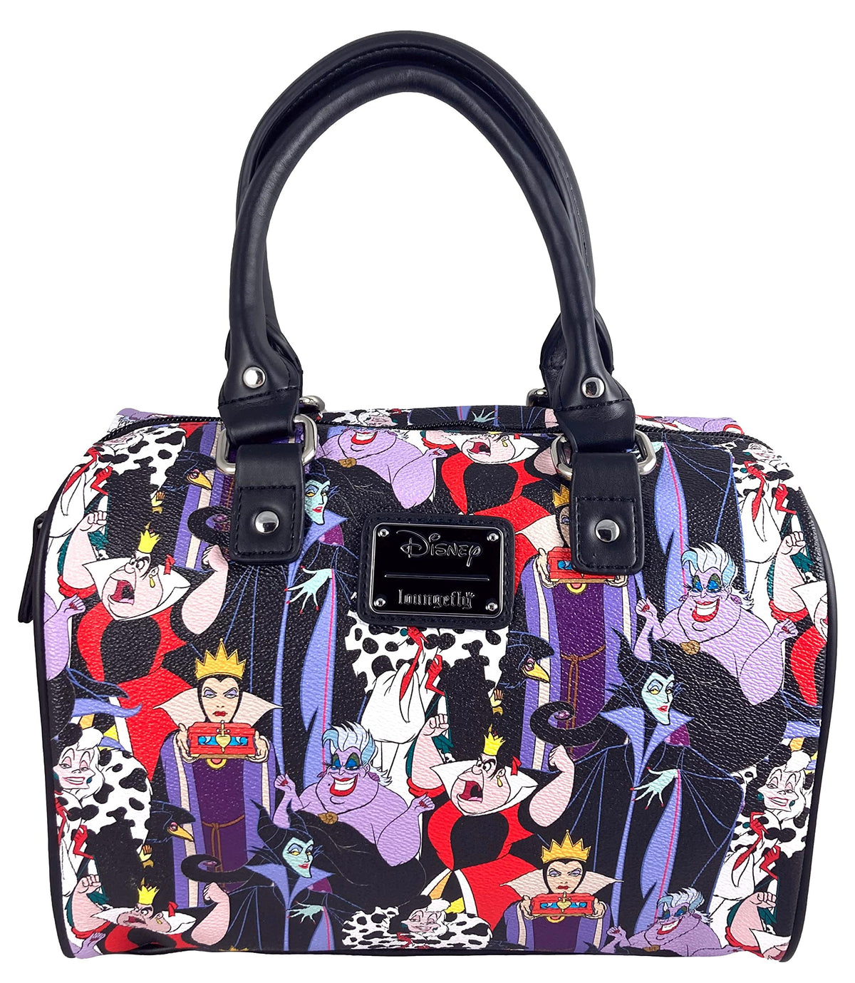 Loungefly Disney Villains Faux Leather Crossbody Handbag Purse - Multi, One Size