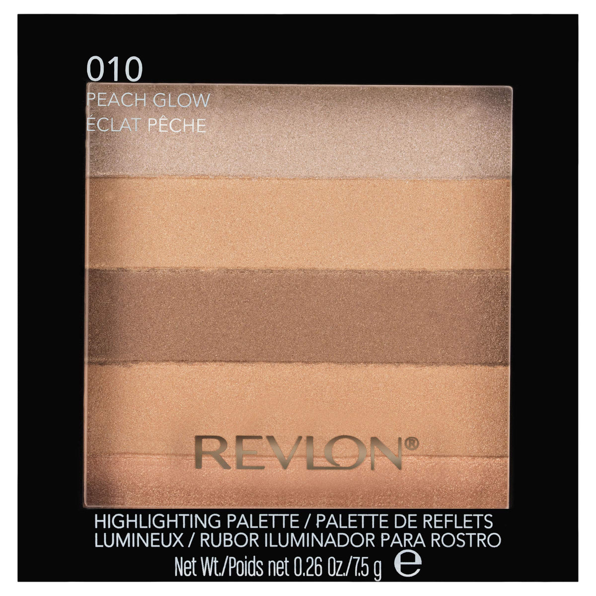 Revlon Highlighting Palette - Peach Glow, 0.26 Oz, Perfect For Radiant Skin