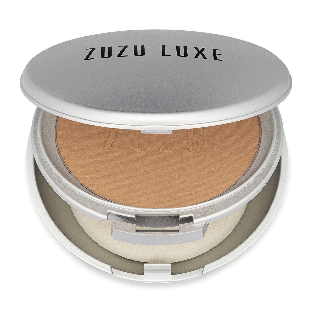 Zuzu Luxe Dual Powder Foundation D-24, 0.32 Oz - Lightweight, Buildable Coverage