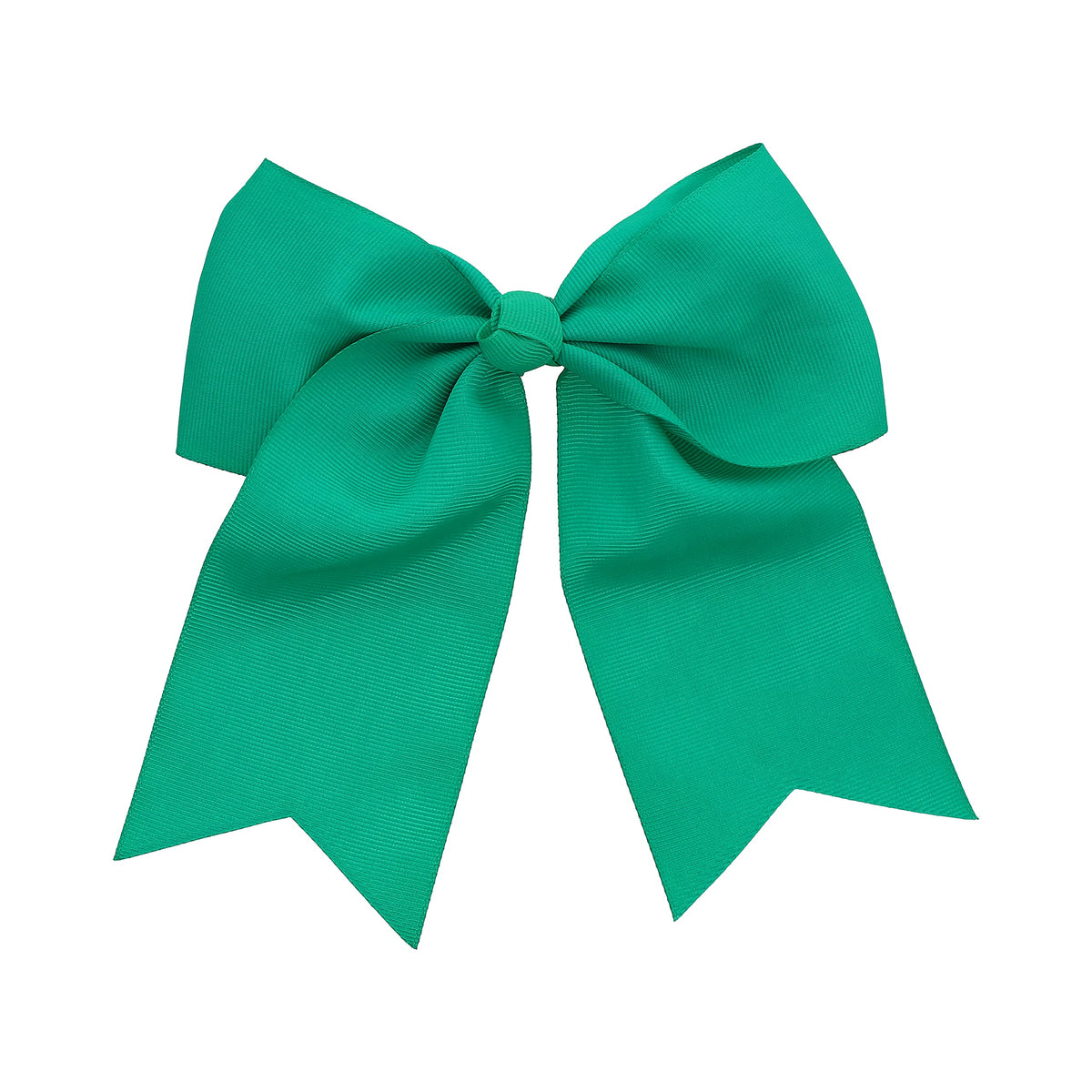 Motique Accessories Jumbo Bow Clip with Tails - Large Kelly Green Metal Hair Accessory