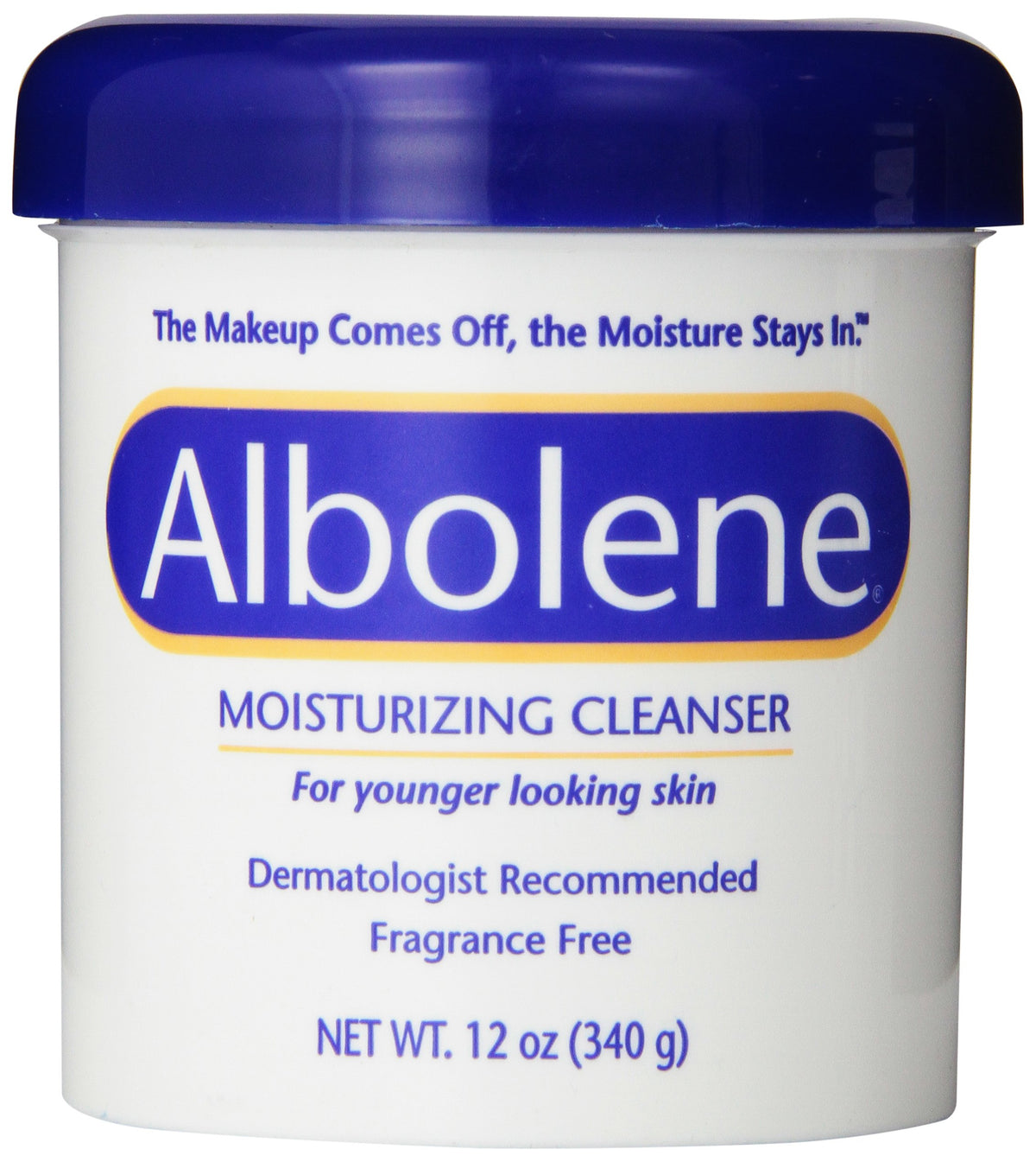 Albolene Moisturizing Cleanser Fragrance Free, 12 Oz (Pack Of 2) - Gentle Hydration