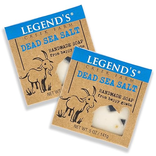 Legend'S Creek Goat Milk Soap - Moisturizing Cleansing Bar For Sensitive Skin, 5 Oz, 2 Pack