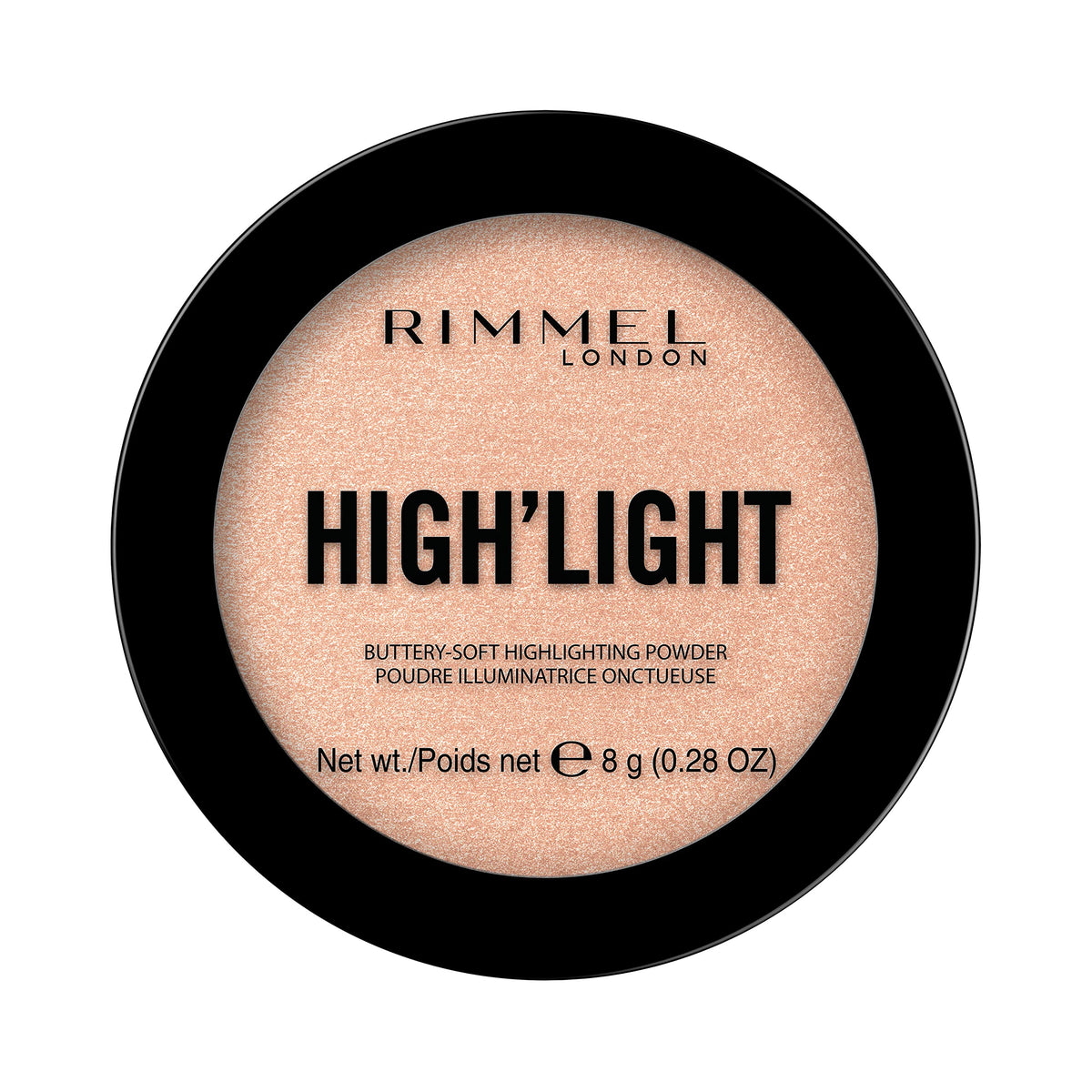 Rimmel London High'Light Highlighter - Candlelit, Weightless, Buildable, 0.28Oz