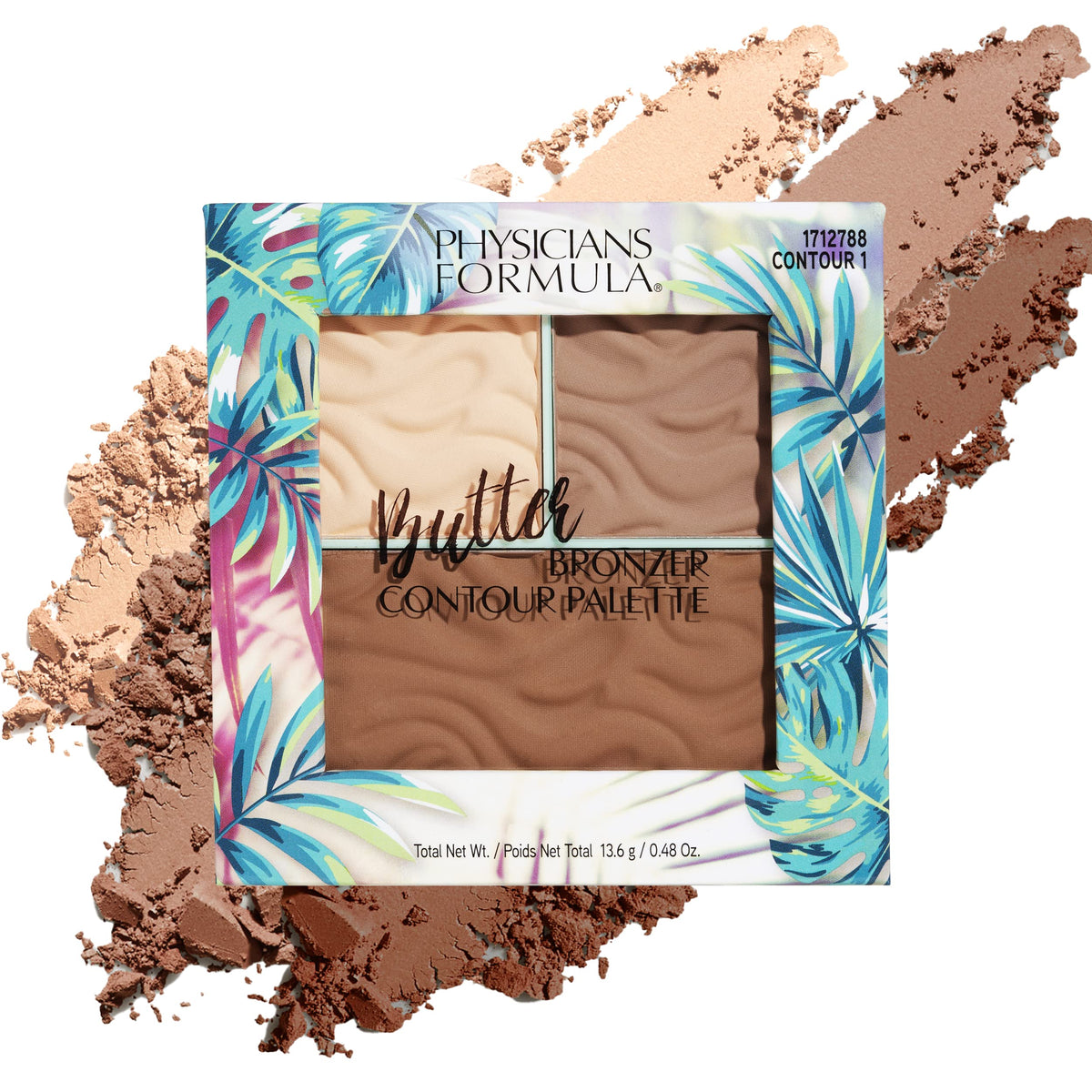 Physicians Formula Butter Bronzer Contour Palette, Light/Medium, 0.48 Oz - Makeup Essential