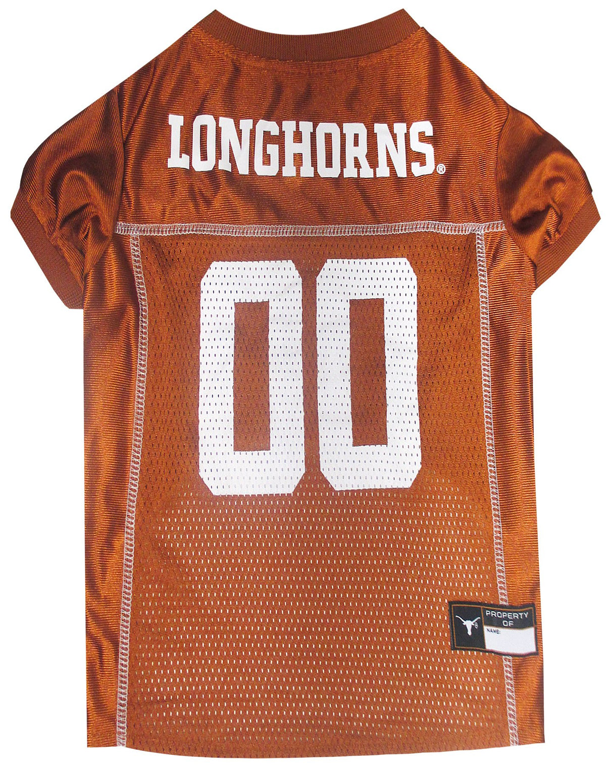 Pets First Ncaa College Texas Longhorns Mesh Jersey For Dogs & Cats, Size X-Small, Licensed Dog Jersey With Your Favorite Football/Basketball College Team