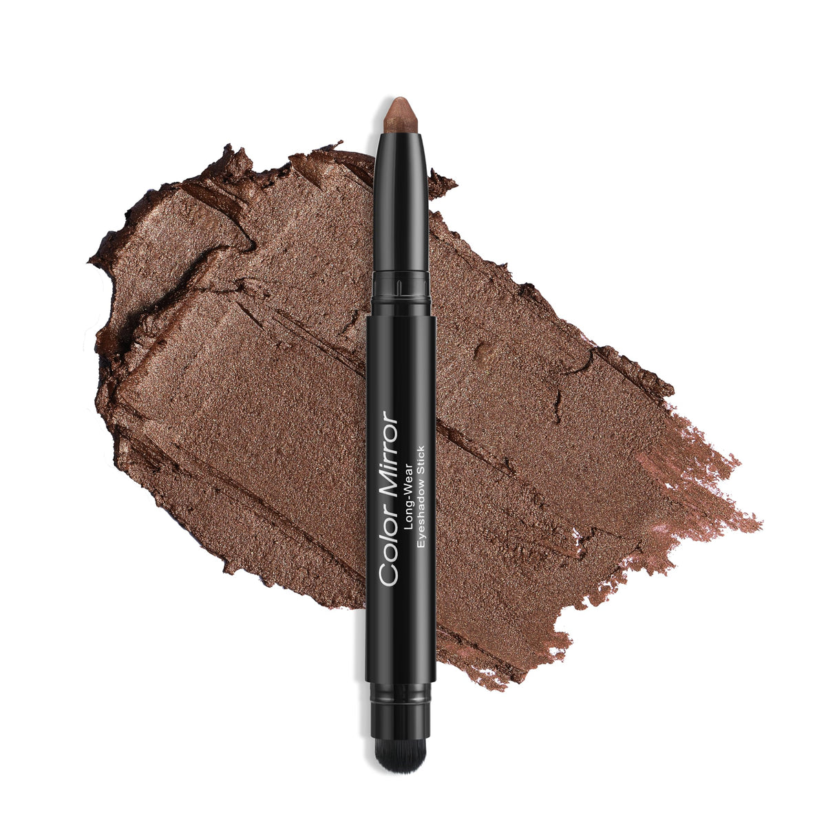 Color Mirror Longwear Cream Eye Shadow Stick, 16 Mocha Shimmer, Waterproof, Smudge-Proof, 0.47Oz