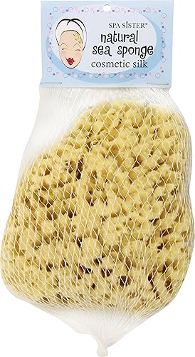 Bath Accessories Medium Wool Sponge Bath Accessories - 1 Count (Pack Of 1)