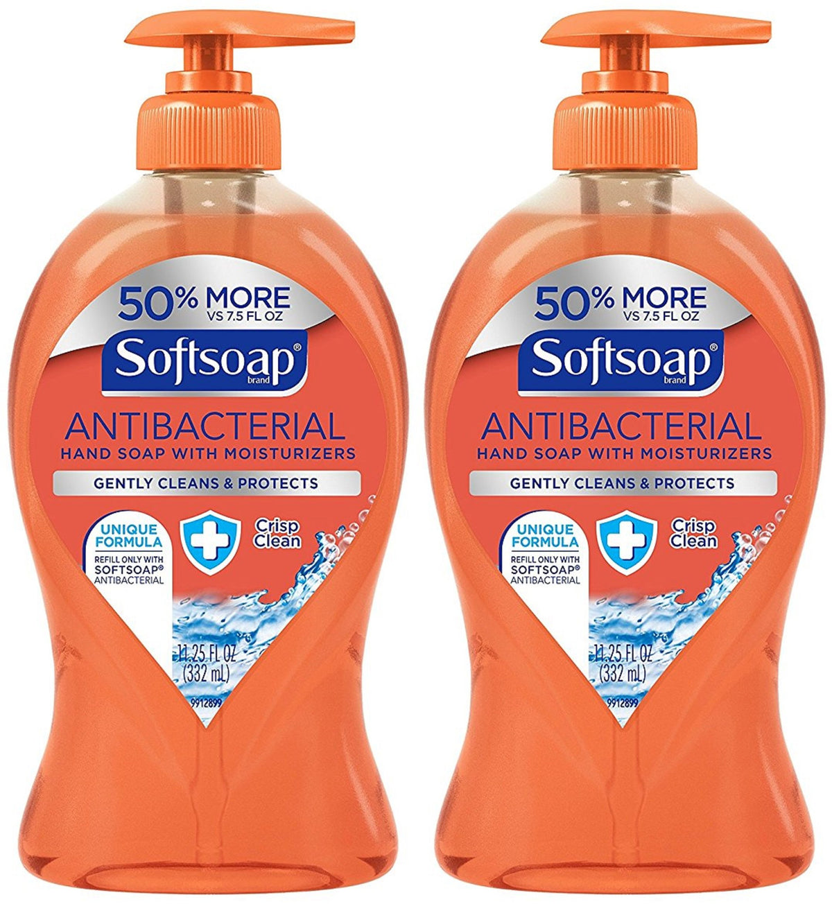 Softsoap Crisp Clean Scent Liquid Hand Soap, 11.25 Oz, 2-Pack - Moisturizing & Gentle