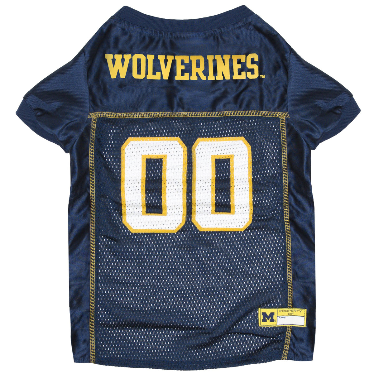 Pets First Ncaa College Michigan Wolverines Mesh Jersey For Dogs & Cats, Xx-Large. Licensed Dog Jersey With Your Favorite Football/Basketball College Team