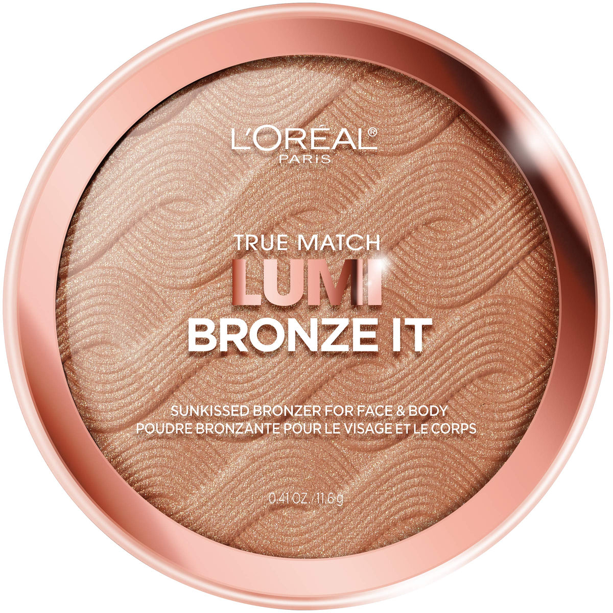 L'Oreal Paris True Match Lumi Bronze It Bronzer, Medium, 0.41 Fl Oz For Face And Body