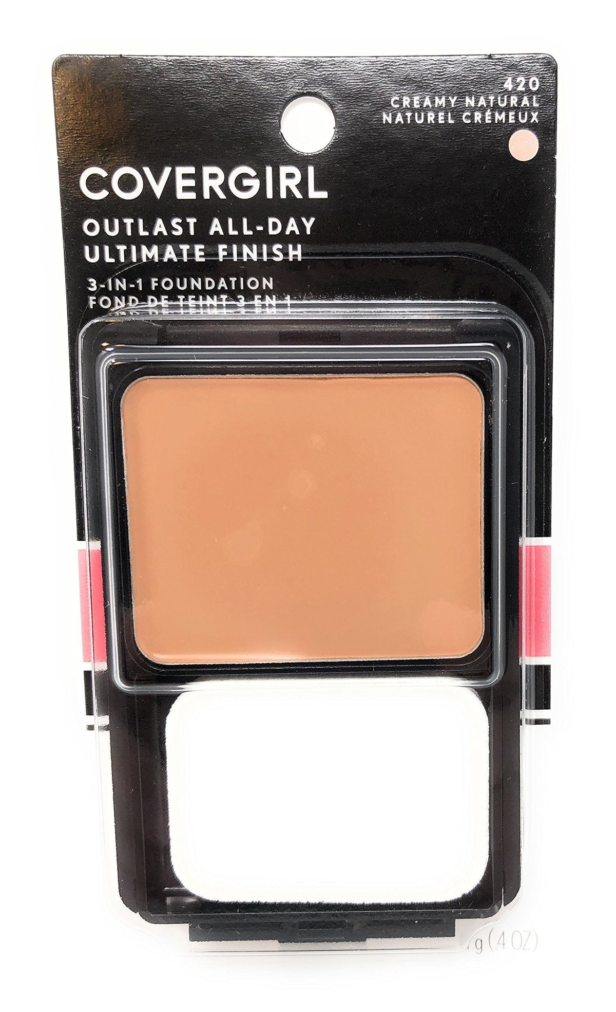 Covergirl Outlast All-Day Foundation, Creamy Natural, 0.40 Ounce - Long-Lasting Finish