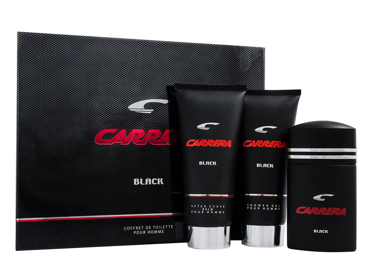 Muelhens Carrera Black Gift Set - 3.4oz EDT & 6.8oz Aftershave Balm - Luxury Men’s Fragrance Set