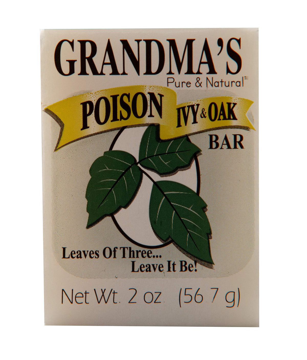 Grandma's Poison Ivy Soap Bar - 2 oz Itch Relief with Jewelweed & Colloidal Oatmeal