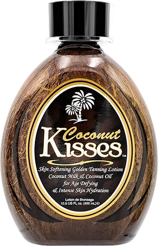 Ed Hardy Coconut Kisses Tanning Lotion 13.5 Oz - Cruelty Free, Gluten Free, Dha Free