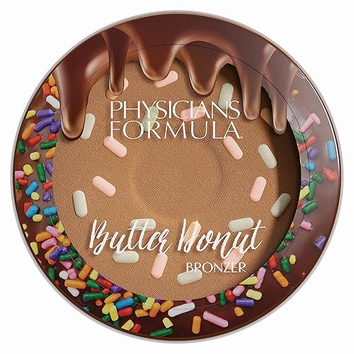 Physicians Formula Murumuru Butter Bronzer, Dark Shimmer Cream, 0.38 Oz, Cruelty-Free, Sprinkles