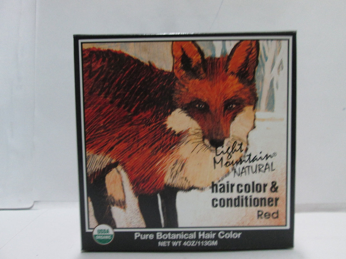 Light Mountain Organic Hair Color and Conditioner - Red - 4 oz