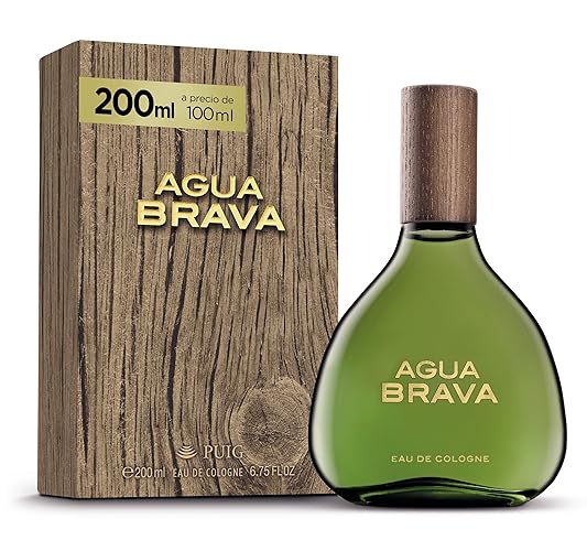 Antonio Puig Agua Brava Eau De Cologne for Men, 6.75 Fl Oz - Classic Fragrance, Distinctive and Refreshing Scent