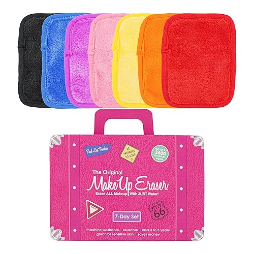 Makeup Eraser 7-Day Set - Erase All Makeup With Water, Waterproof Mascara & More - Road Less Traveled