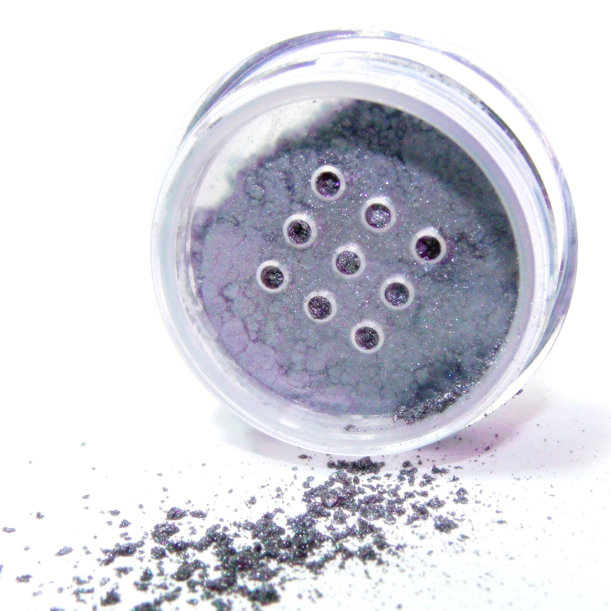 Pure Ziva Silver Grey Shimmer Loose Powder Eyeshadow - Vegan, Talc & Paraben Free, 1 Count