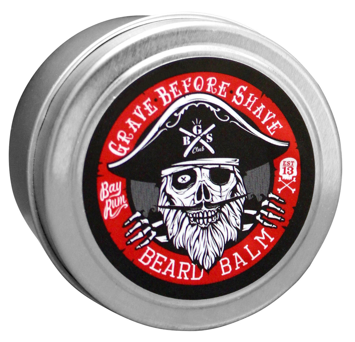 Grave Before Shave™ Bay Rum Beard Balm - 2Oz Moisturizing Beard Care For Men