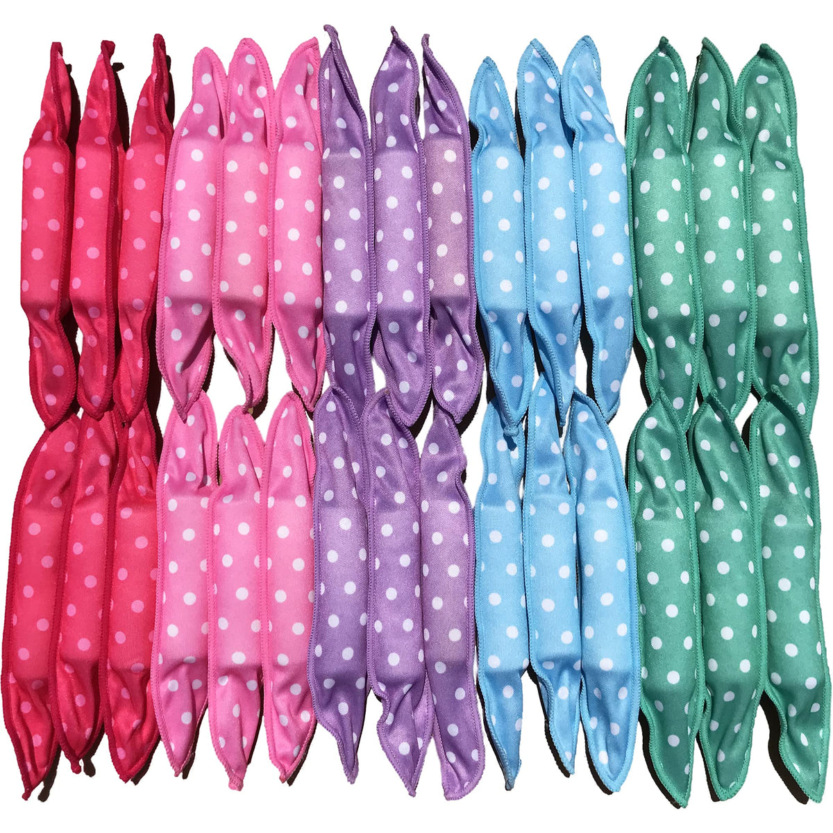 Dababell Foam Hair Rollers - 40 Soft Sleep Pillow Sponge Rollers for No Heat Overnight Styling