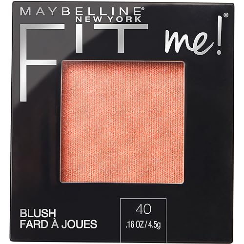 Maybelline Fit Me Blush In Peach - 0.16 Ounce, Perfect For A Natural Glow