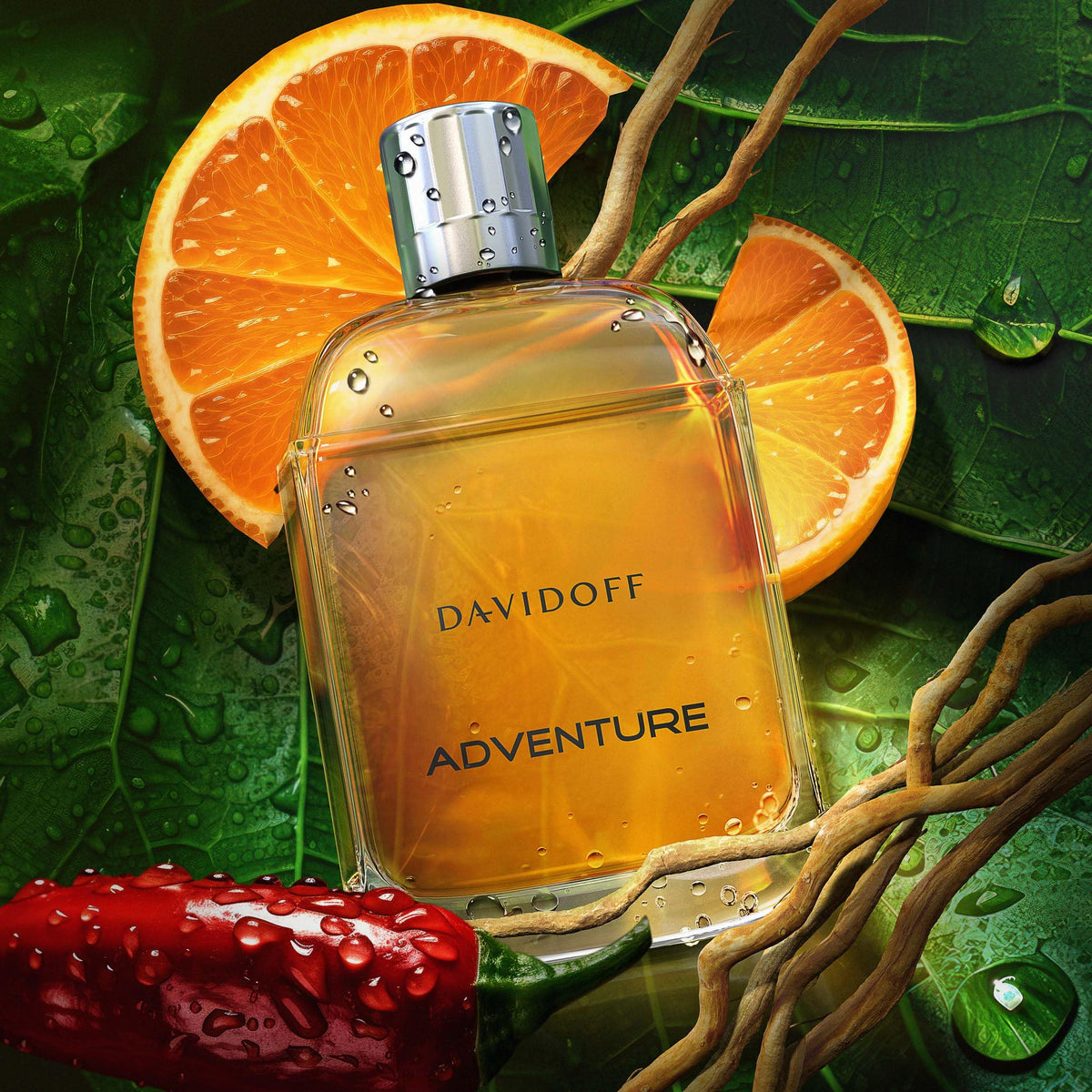 Davidoff Adventure Eau De Toilette For Men – Woody Fragrance With Mandarin & Vetiver, 3.3 Fl Oz