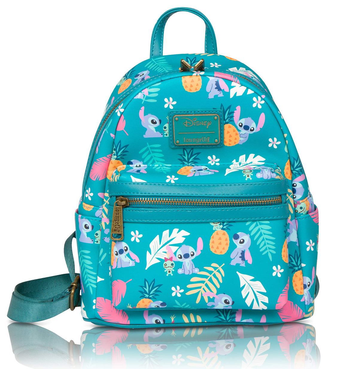 Loungefly Disney Lilo and Stitch Mini Backpack - Multi Faux Leather One Size